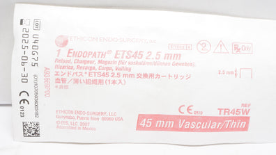 Ethicon TR45W 1 Endopath ETS45 2.5mm Reload 45mm Vascular/Thin (x)
